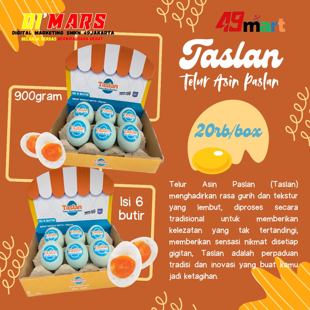 TASLAN (Telur Asin Paslan)