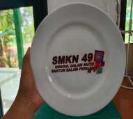 Piring Souvenir Desain Custom