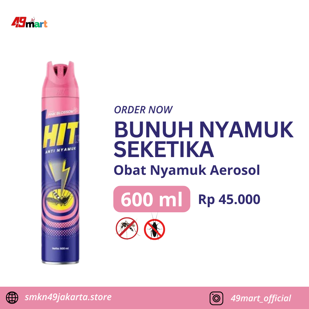 Hit anti nyamuk (pink blossom)